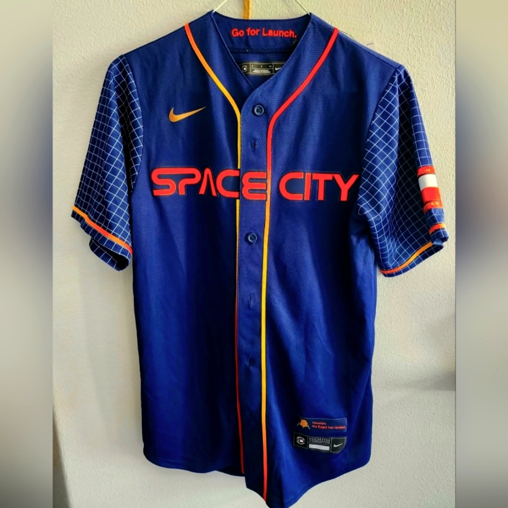 NEW Houston Astros Jersey Size SMALL Men